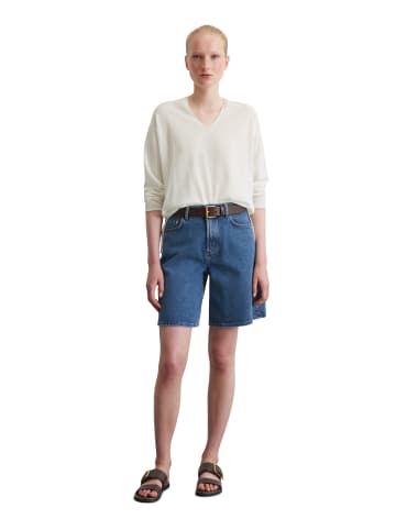 Marc O'Polo Feinstrick-Pullover loose in white cotton