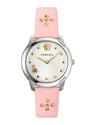 Versace Analoguhr für Damen in silber