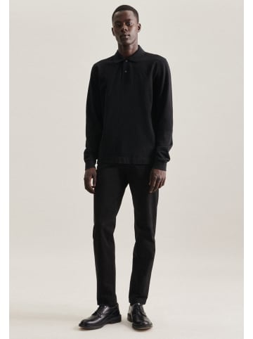Seidensticker Chino Regular in Schwarz