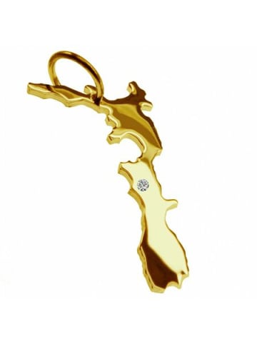 Schmuckador Anhänger Neuseeland mit Brillant 585 Gelbgold in gold
