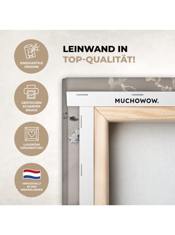 MuchoWow Leinwand bilder Braun