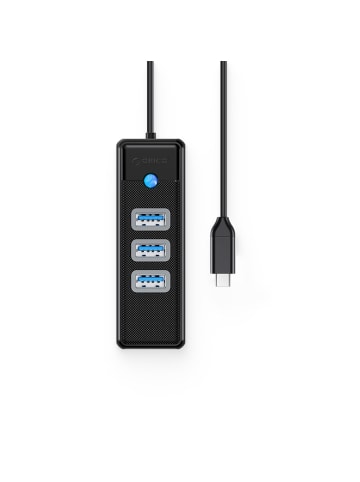 Orico PW3UR25-C3 USB-Hub mit 4 Anschlüssen (3x USB-A 3.0, 1x RJ45 2,5G Ethernet