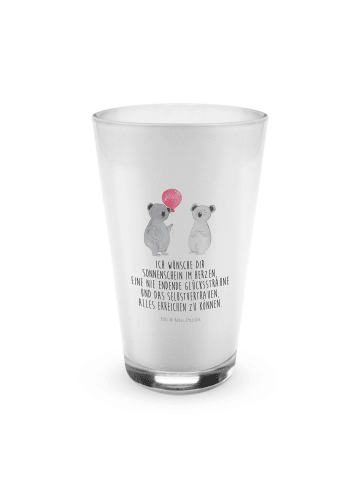 Mr. & Mrs. Panda Glas Koala Luftballon mit Spruch in Transparent