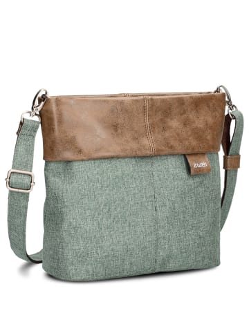Zwei Olli OT8 - Schultertasche 25 cm (salbei) in eucalyptus
