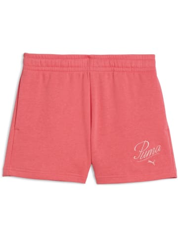 Puma Sporthose "ESS Script Shorts G" in Rot