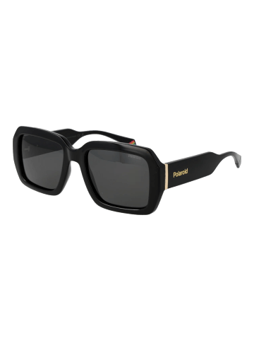 Polaroid Unisex Sonnenbrille Rechtwinklig Schwarz