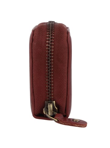 Greenland Nature Kreditkartenetui RFID Schutz Leder 10.5 cm in bordeaux