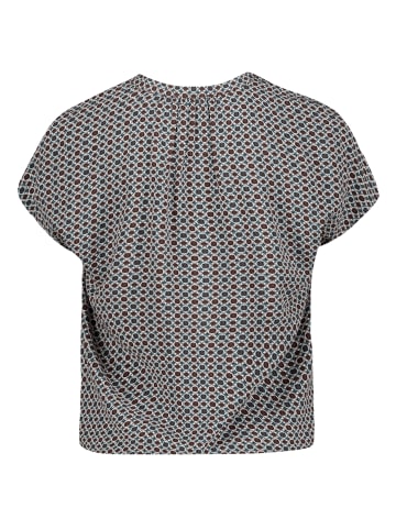 Zero  Blusenshirt mit Print. in Brown/Cream