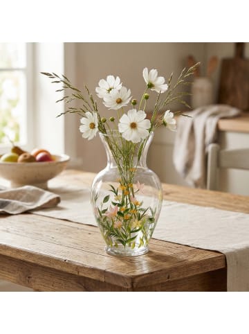Home&Styling Collection Glasvase für Blumen in Transparent, (B) 16,5 x (H) 27 x (L) 16,5 cm