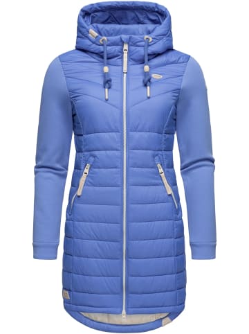 ragwear Steppmantel Lucinda Long II in Blue24