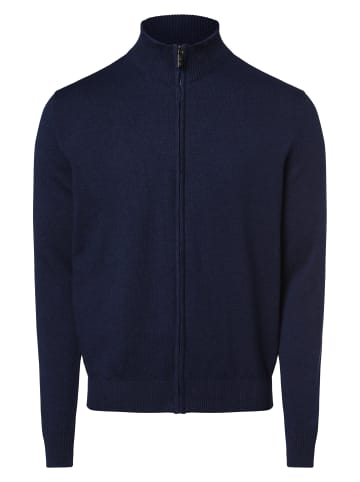 Andrew James Strickjacke in indigo