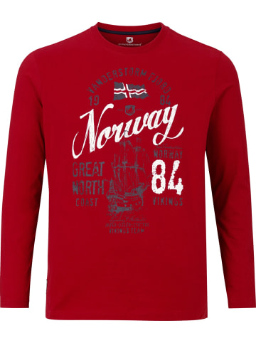 Jan Vanderstorm Langarmshirt NIELSON in rot