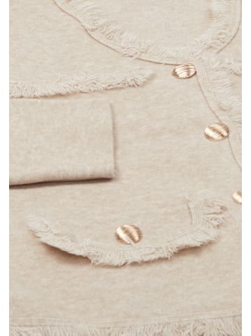 NAEMI Damen Strickjacke in Beige