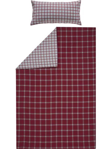 Erwin Müller Edel Flanell Wendebettwäsche in rot