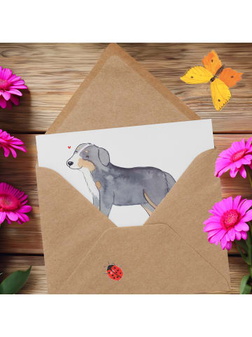 Mr. & Mrs. Panda Deluxe Karte Berner Sennenhund Lebensretter mit... in Weiß