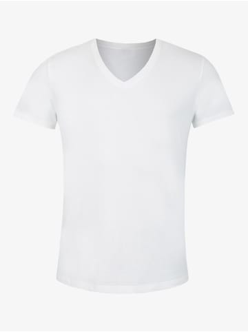 Erlich Textil  T-Shirt HUGO in weiß