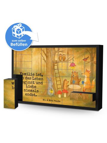 Mr. & Mrs. Panda Adventskalender Waldtiere Picknick Design mit S... in Weiß