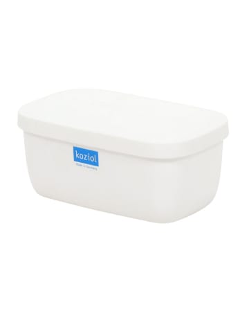 koziol Mehrweg-Behälter für Salatdressing CANDY in Weiß, (B) 8 x (H) 5 x (L) 12,5 cm