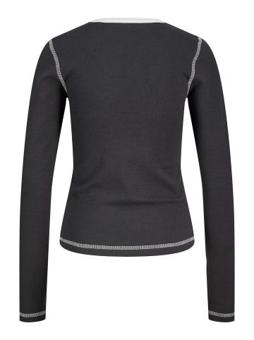 JJXX Langarm-T-Shirt in Phantom