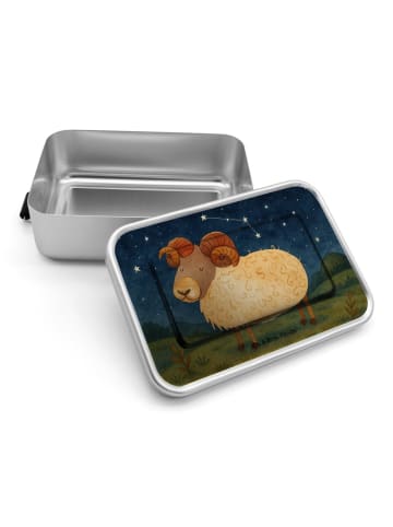 Mr. & Mrs. Panda Snackbox Sternzeichen Widder Design ohne Spruch in Weiß