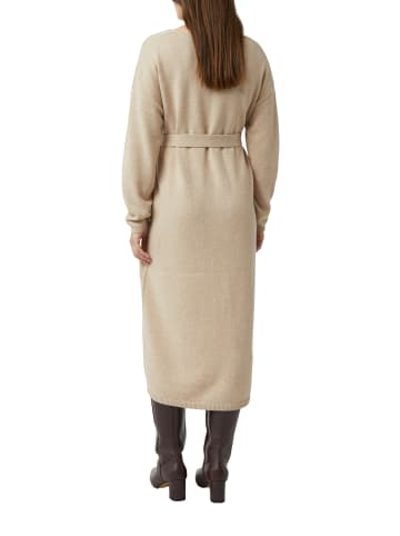 comma Strickkleid in beige - 0001