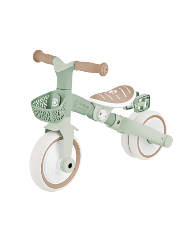 GLOBBER LEARNING TRIKE 3in1 PLUS ECO Dreirad und Laufrad in salbei grün