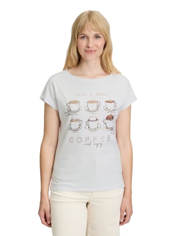 Betty Barclay Casual-Shirt mit Aufdruck in Patch White/Camel