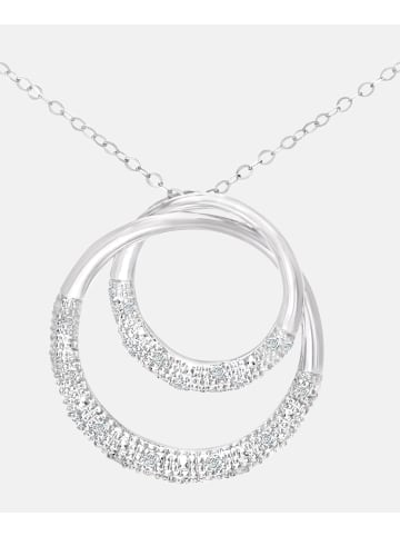 Diamant L'éternel Halskette mit Anhänger aus 375 Weißgold mit Diamant