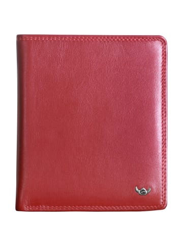 Golden Head Polo Geldbörse I 11,5 cm Leder in rot