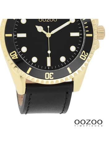 Oozoo Armbanduhr Oozoo Timepieces schwarz groß (ca. 44mm)