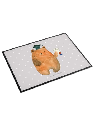 Mr. & Mrs. Panda schreibtischunterlage Bär Prüfung ohne Spruch in Grau Pastell