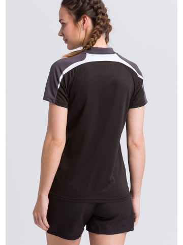 erima Liga 2.0 Poloshirt in schwarz/weiss/dunkelgrau