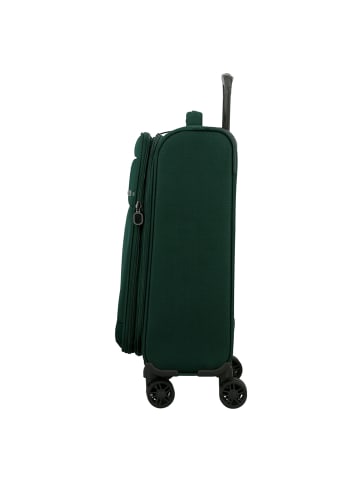 Jump Monthélys 4 Rollen Kabinentrolley 55 cm mit Dehnfalte in dark green