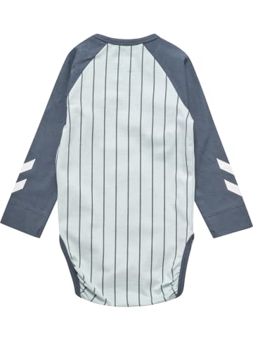 Hummel Druckknopf Strampler Raglanärmel Hmlpinno Jungen in SURF SPRAY