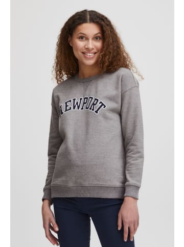 Oxmo Sweatshirt OXColeen - 21800151-ME  Sweatshirt mit Rundhalsausschnitt in Grau