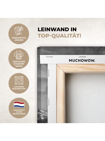 MuchoWow Leinwand bilder Erleuchtete Brücke (BxH)
