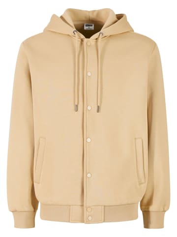 Urban Classics Zip-Kapuzenpullover in unionbeige