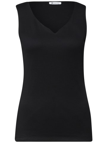 Street One Tanktop in schwarz