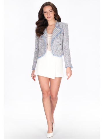 faina Women Blazer in light blue rose