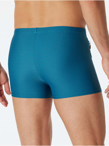 Schiesser Badehose Classic Swim in Petrol