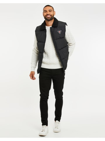 Threadbare Steppweste THB Jacket Gilet Taylor in Black