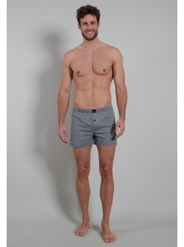 Götzburg Boxershort 2Er Pack Brooklyn in blau-mittel-Minimal