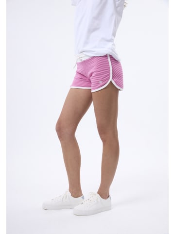 Felix Hardy Jogger Short in Fuchsia - Ecru - Pink