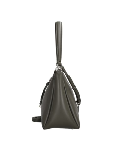 Seidenfelt Sandve Midi Hobo - Schultertasche 31 cm  (black) in khaki