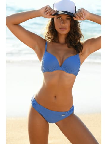 Sunseeker Push-Up-Bikini-Top in blau