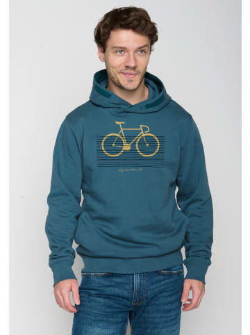 GreenBomb Hoodie Bike Bars in Blauer Stein