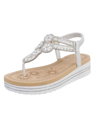 Ital-Design Sandale & Sandalette in Silber