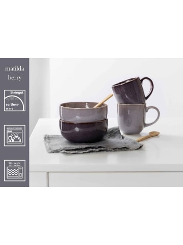 Ritzenhoff & Breker 4er Set Müslischalen Matilda ø 14,5 cm in beere