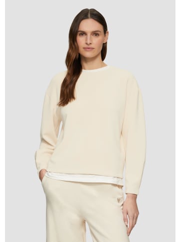 s.Oliver Sweatshirt langarm in Beige