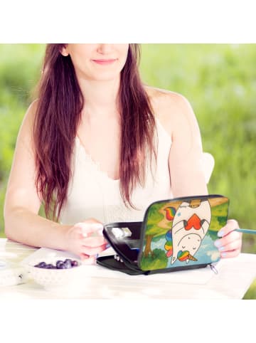 Mr. & Mrs. Panda Bleistiftetui Einhorn Herz Design ohne Spruch in Weiß